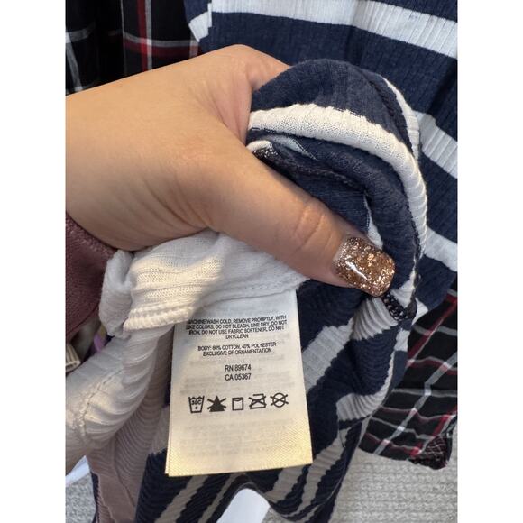 Mountain Hardwear Navy White Striped Ribbed Lookout Tank Dress Size Medium - Picture 5 of 7